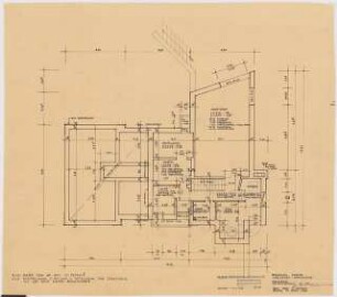 Haus und Garten Paepke, Hofgeismar-Carlsdorf: Grundriss Untergeschoss 1: 50
