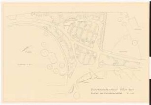 Bundesgartenschau 1957, Köln: Garten der Staudenneuheiten 1:200