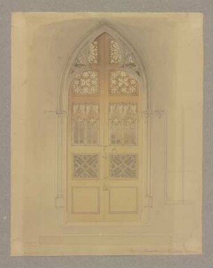 Tür im Lettner der Liebfrauenkirche in Oberwesel