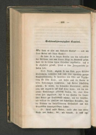 Sechsundzwanzigstes Capitel.