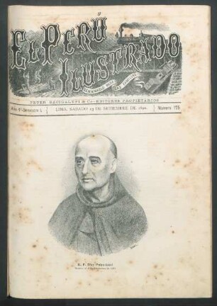 [Retrato de] R. P. Fray Pedro Gual : Muerto el 4 de Setiembre de 1890.