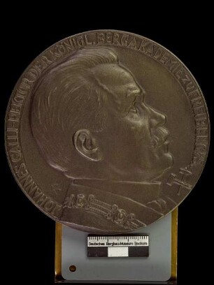 Medaille auf Johannes Galli, Rektor der Königlichen Bergakademie zu Freiberg, Jubelfeier 1916