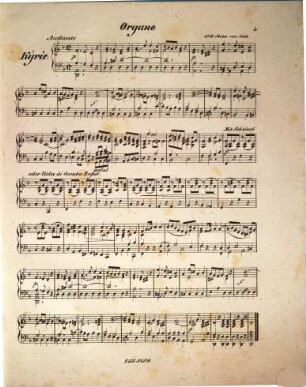 Drey lateinische Messen : für Sopran, Alto, Baß oblig. (Tenor ad lib.) u. Orgel. 2, in d-Moll : op. 15