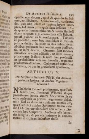 195-200, Articulus V