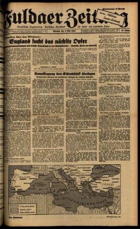 Ausgabe vom Montag, den 06. Mai 1940.