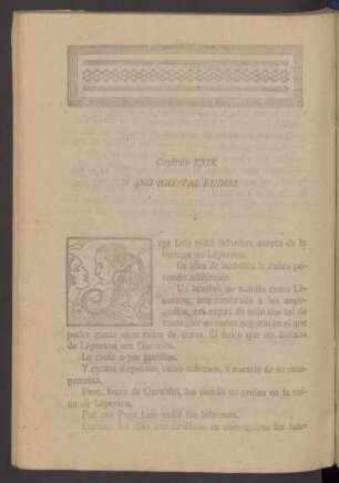 Capítulo XXIX - ¡No hay tal ruina!