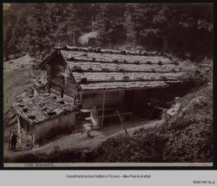 Panorama mit Sennhütte in Hergiswil, Nidwalden, Kanton