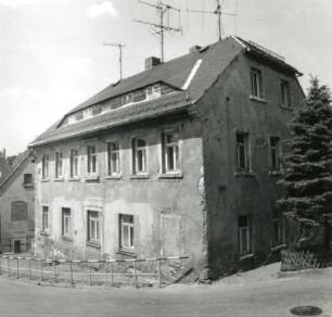Oederan, Talstraße 18. Wohnhaus. Eckansicht