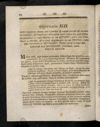 322-327, Observatio XLIX