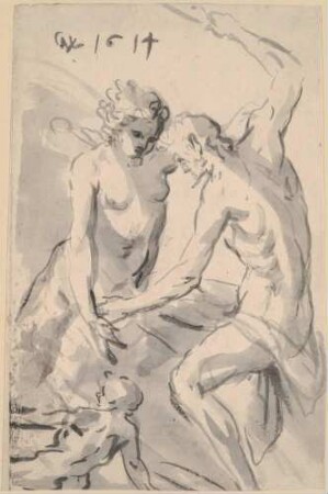 Satyr mit Nymphe (Mars und Venus)