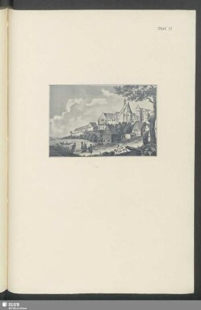 Ansicht des Schlosses um 1750