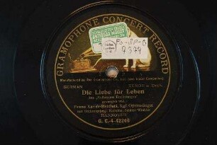Die Liebe für Leben : aus "Hoffmanns Erzählungen" / [J. Offenbach]
