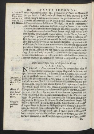 Cap. XXIV. Delle conversione fatte ne' Regni della Tenza