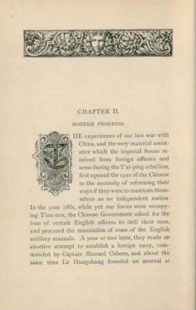 Chapter II. Modern progress