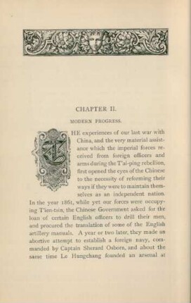 Chapter II. Modern progress