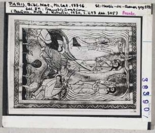Paris, Bibliothèque Nationale: MS lat. 17716, fol. 7v, Transfiguration