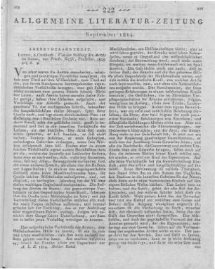 Nasse, C. F.: Von der Stellung der Aerzte im Staate. Leipzig: Cnobloch 1823