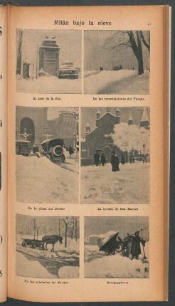 Milán bajo la nieve - [Ilustración]