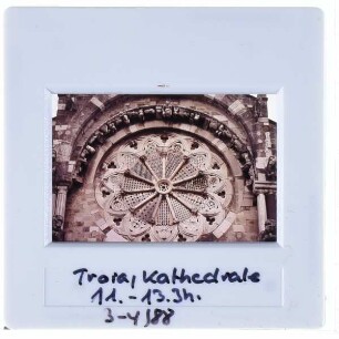 Troia, Santa Maria Assunta (Dom) : Rosette Nordfassade