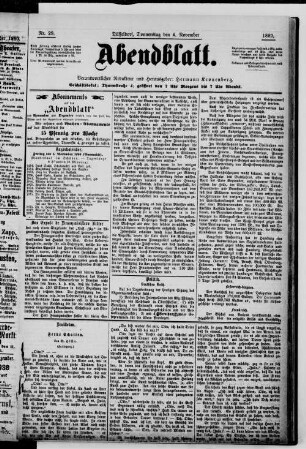 Abendblatt