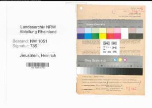 Entnazifizierung Heinrich Jerusalem , geb. 08.08.1909 (Apotheker)