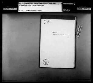 Pflummern: Verpachtung der herrschaftl. Schäfereigüter