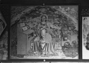 Lünettenbild aus der Ursulakapelle der Kirche Santa Margherita - Maria aus einer Verkündigung