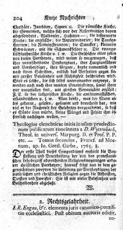 Theologiae elenchticae initia in usum praelectionum publicarum.