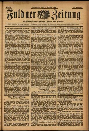 Ausgabe vom Donnerstag, den 15. Oktober 1896.