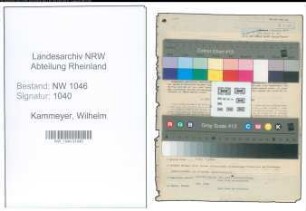 Entnazifizierung Wilhelm Kammeyer , geb. 11.09.1890 (Lehrer)