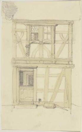 Fassade eines Fachwerkhauses