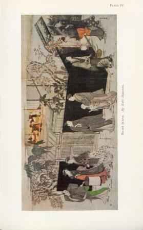Plate IV. Night scene. By Kubo Shunman