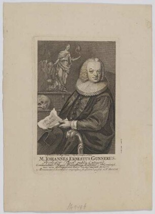 Bildnis des Iohannes Ernstus Gunnerus