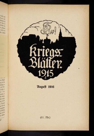 229-252, Nr. 11: August 1916