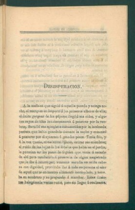 Desesperación.