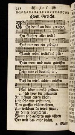 218-221, Vom Gericht