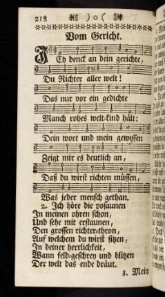 218-221, Vom Gericht