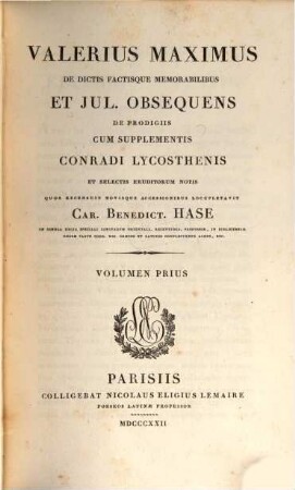 De dictis factisque memorabilibus, 1