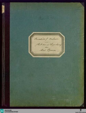 Overtures - Mus. Hs. 1136 : orch; E|b