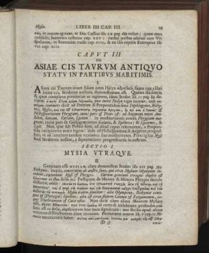 Caput III. De Asiae Cis Taurum Antiquo Statu In Partibus Maritimis