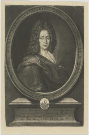 Bildnis des Joannes Georgius Lentz