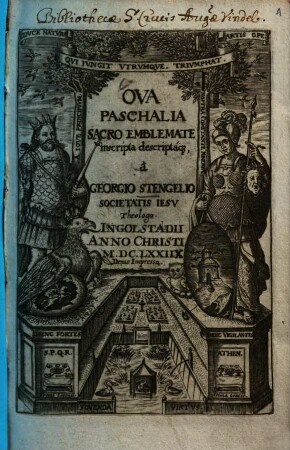 Ova paschalia sacro emblemate inscripta descripta ..., 1