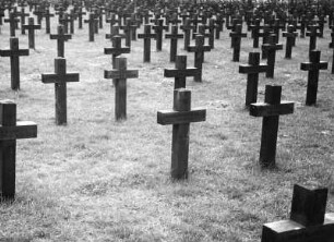 Kriegsgräber, Langemarck, Flandern, Belgien