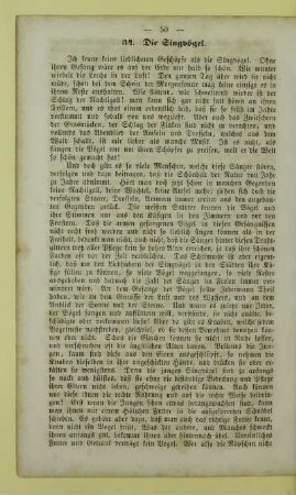 34. Die Singvögel
