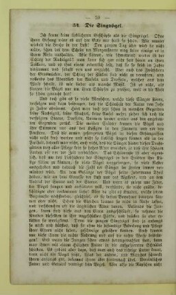 34. Die Singvögel