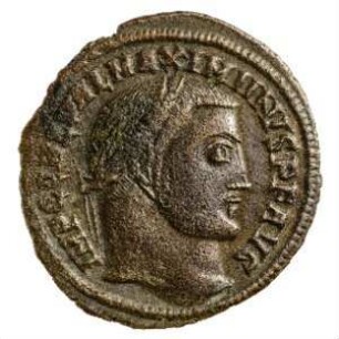Münze, Follis, 312 - 313 n. Chr.