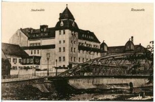 Roßwein. Stadtmühle und Brücke