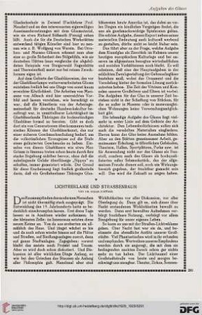 Lichtreklame im Straßenraum