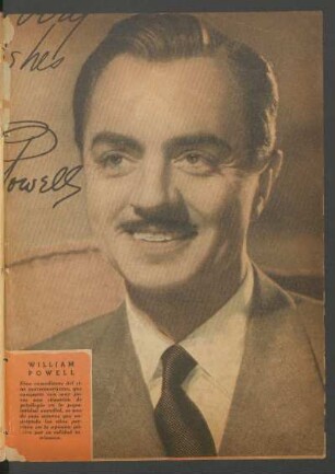 [Fotografía de] William Powell