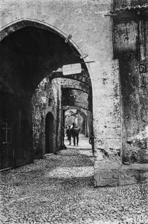 Altstadt von Rhodos (HAPAG-Mittelmeerfahrt der Oceana Leonhardt 1929)